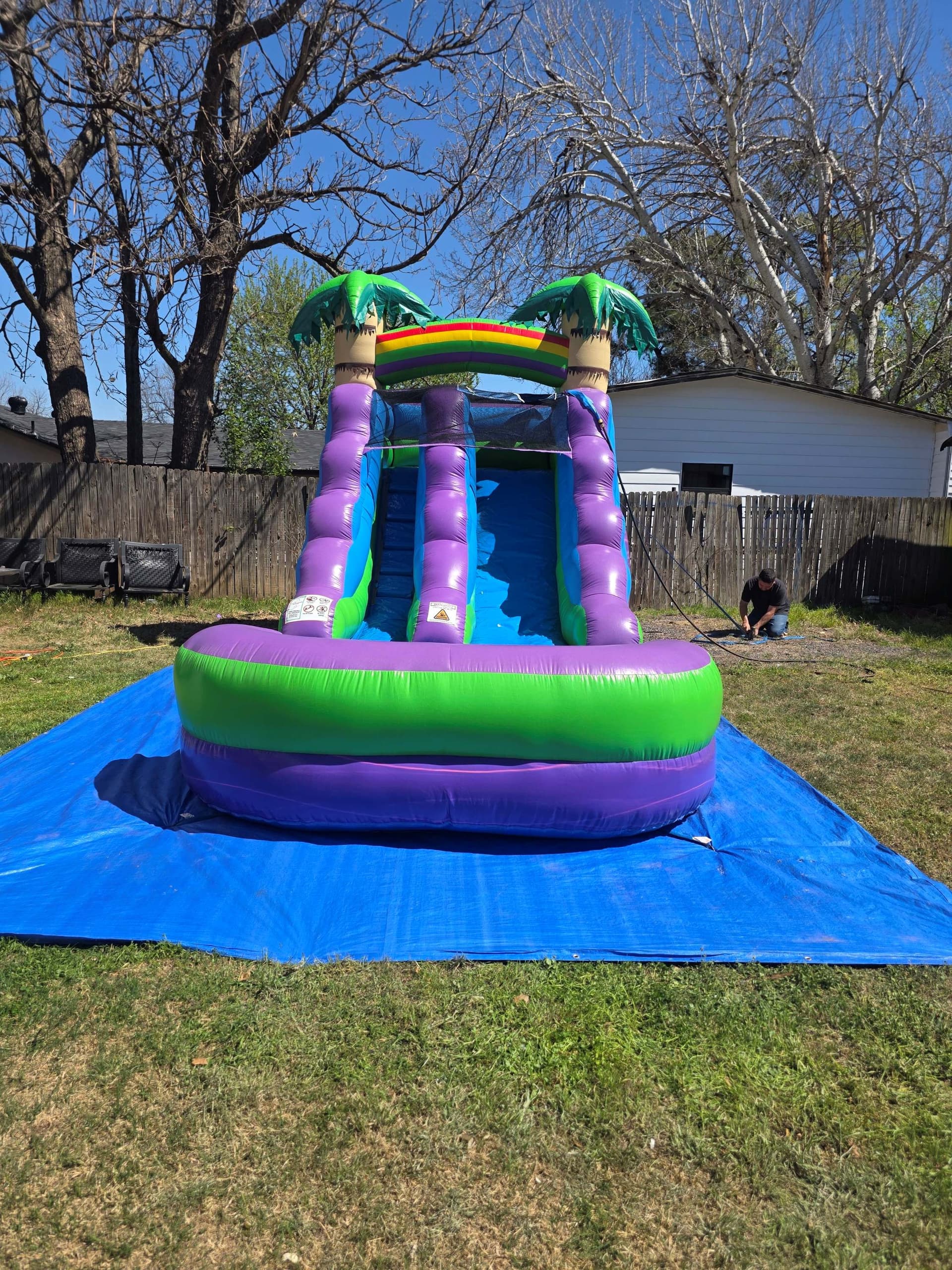 Tropical Rainbow Water Slide — photo 1
